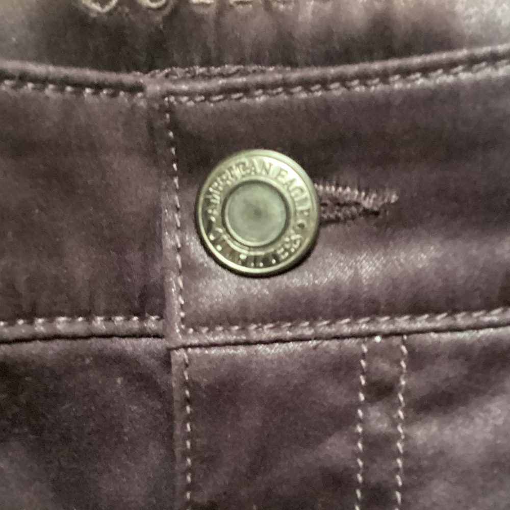 American Eagle Outfitters Deep Purple Pants - Picture 6 of 6